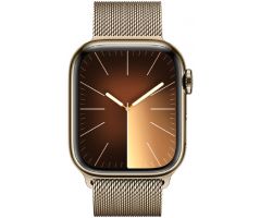 Apple Watch Series 9 GPS + Cellular 45mm Gold Stainless Steel Case with Gold Milanese (MRMU3SA/A)