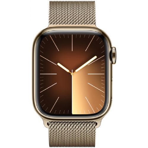 Apple Watch Series 9 GPS + Cellular 45mm Gold Stainless Steel Case with Gold Milanese (MRMU3SA/A)