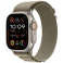 Apple Watch Ultra 2 GPS + Cellular 49mm Titanium Case with Olive Alpine Loop - Small (MREX3TH/A)