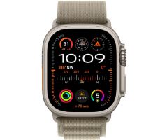 Apple Watch Ultra 2 GPS + Cellular 49mm Titanium Case with Olive Alpine Loop - Small (MREX3TH/A)