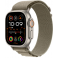 Apple Watch Ultra 2 GPS + Cellular 49mm Titanium Case with Olive Alpine Loop - Medium (MREY3TH/A)