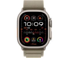 Apple Watch Ultra 2 GPS + Cellular 49mm Titanium Case with Olive Alpine Loop - Large (MRF03TH/A)