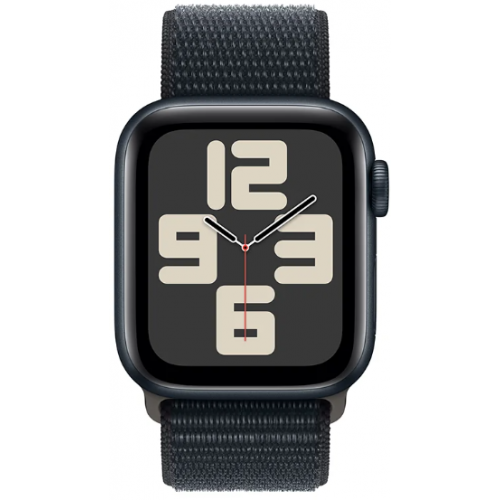 Apple Watch SE GPS 40mm Midnight Aluminium Case with Midnight Sport Loop (MRE03SA/A)