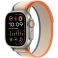 Apple Watch Ultra 2 GPS + Cellular 49mm Titanium Case with Orange Beige Trail Loop - M/L (MRF23TH/A)