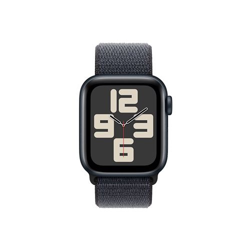 Apple Watch SE GPS 40mm Midnight Aluminium Case with Ink Sport Loop (MXEA3SA/A)
