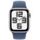 Apple Watch SE GPS 40mm Silver Aluminium Case with Denim Sport Band (MXEC3SA/A)