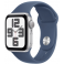 Apple Watch SE GPS 40mm Silver Aluminium Case with Denim Sport Band (MXED3SA/A)