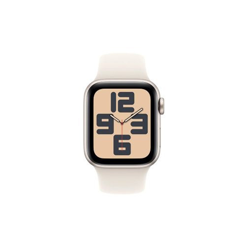 Apple Watch SE GPS 40mm Starlight Aluminium Case with Starlight Sport Band (MXEG3SA/A)