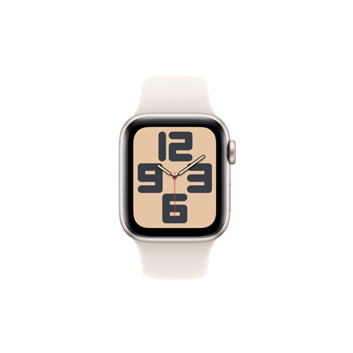 Apple Watch SE GPS 40mm Starlight Aluminium Case with Starlight Sport Band (MXEF3SA/A)