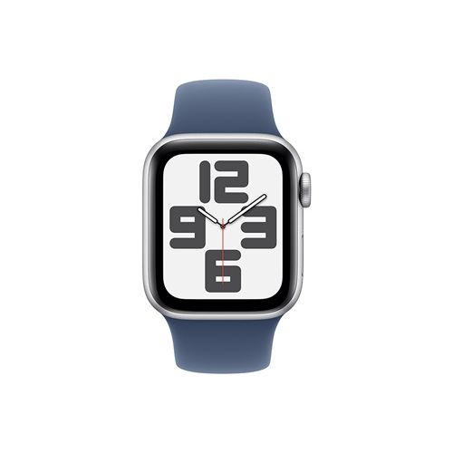 Apple Watch SE GPS + Cellular 40mm Silver Aluminium Case with Denim Sport Band (MXGF3SA/A) Apple Watch SE GPS + Cellular 40mm Silver Aluminium Case with Denim Sport Band (MXGF3SA/A)