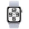 Apple Watch SE GPS + Cellular 40mm Silver Aluminium Case with Blue Cloud Sport Loop (MXGE3SA/A)
