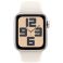 Apple Watch SE GPS + Cellular 40mm Starlight Aluminium Case with Starlight Sport Band (MXGK3SA/A)