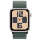 Apple Watch SE GPS + Cellular 40mm Starlight Aluminium Case with Lake Green Sport Loop (MXGH3SA/A)