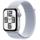 Apple Watch SE GPS 44mm Silver Aluminium Case with Blue Cloud Sport Loop (MXET3SA/A)