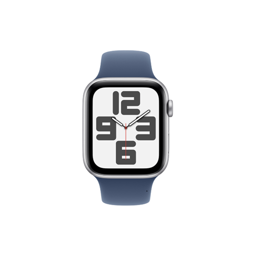 Apple Watch SE GPS 44mm Silver Aluminium Case with Denim Sport Band (MXEQ3SA/A) Apple Watch SE GPS 44mm Silver Aluminium Case with Denim Sport Band (MXEQ3SA/A)