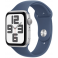 Apple Watch SE GPS 44mm Silver Aluminium Case with Denim Sport Band (MXEQ3SA/A)