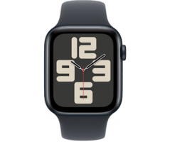 Apple Watch SE GPS + Cellular 44mm Midnight Aluminium Case with Midnight Sport Band (MXGL3SA/A)