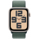 Apple Watch SE GPS 44mm Starlight Aluminium Case with Lake Green Sport Loop (MXEW3SA/A)