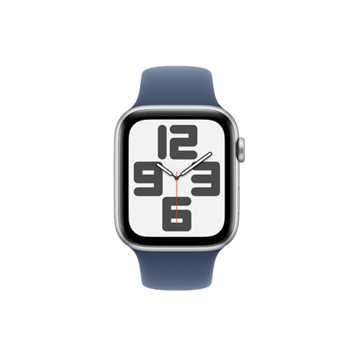 Apple Watch SE GPS + Cellular 44mm Silver Aluminium Case with Denim Sport Band (MXGQ3SA/A) Apple Watch SE GPS + Cellular 44mm Silver Aluminium Case with Denim Sport Band (MXGQ3SA/A)