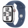 Apple Watch SE GPS + Cellular 44mm Silver Aluminium Case with Denim Sport Band (MXGQ3SA/A)