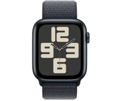 Apple Watch SE GPS + Cellular 44mm Midnight Aluminium Case with Ink Sport Loop (MXGN3SA/A)