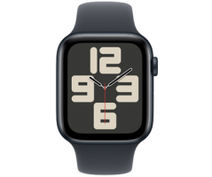 Apple Watch SE GPS + Cellular 44mm Midnight Aluminium Case with Midnight Sport Band (MXGM3SA/A)