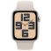 Apple Watch SE GPS + Cellular 44mm Starlight Aluminium Case with Starlight Sport Band (MXGU3SA/A)