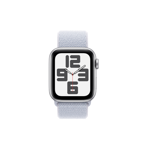 Apple Watch SE GPS 40mm Silver Aluminium Case with Blue Cloud Sport Loop (MXEE3SA/A)