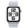 Apple Watch SE GPS 40mm Silver Aluminium Case with Blue Cloud Sport Loop (MXEE3SA/A)