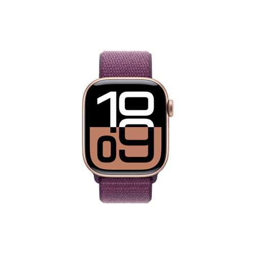 Apple Watch Series 10 GPS 42mm Rose Gold Aluminium Case with Plum Sport Loop (MWWK3SA/A) Apple Watch Series 10 GPS 42mm Rose Gold Aluminium Case with Plum Sport Loop (MWWK3SA/A)