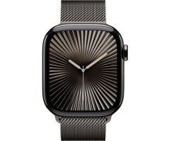 Apple Watch Series 10 GPS + Cellular 42mm Slate Titanium Case with Slate Milanese Loop (MX053SA/A)