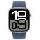 Apple Watch Series 10 GPS 42mm Silver Aluminium Case with Denim Sport Band (MWWA3SA/A)