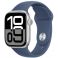 Apple Watch Series 10 GPS 42mm Silver Aluminium Case with Denim Sport Band (MWWA3SA/A)