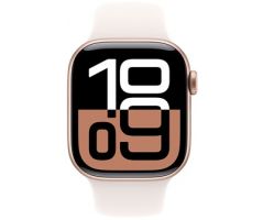 Apple Watch Series 10 GPS 42mm Rose Gold Aluminium Case with Light Blush Sport Band (MWWH3SA/A)