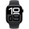 Apple Watch Series 10 GPS + Cellular 42mm Jet Black Aluminium Case with Black Sport Band (MWX63SA/A)
