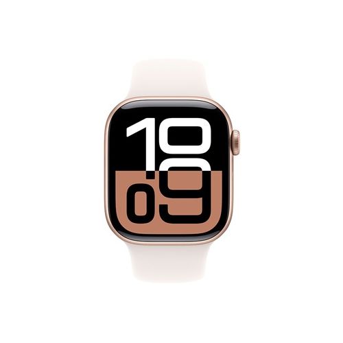 Apple Watch Series 10 GPS + Cellular 42mm Rose Gold Aluminium Case with Light Blush (MWX93SA/A)