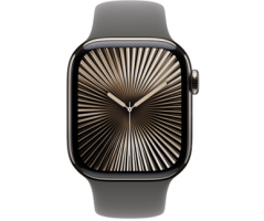 Apple Watch Series 10 GPS + Cellular 42mm Natural Titanium Case with Stone Grey (MWXD3SA/A)