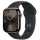 Apple Watch Series 10 GPS + Cellular 42mm Slate Titanium Case with Black Sport Band (MWXG3SA/A)