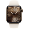 Apple Watch Series 10 GPS + Cellular 42mm Gold Titanium Case with Starlight Sport Band (MX063SA/A)