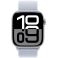 Apple Watch Series 10 GPS 46mm Silver Aluminium Case with Blue Cloud Sport Loop (MWWN3SA/A)