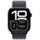 Apple Watch Series 10 GPS + Cellular 46mm Jet Black Aluminium Case with Ink Sport Loop (MWY53SA/A)