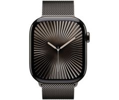 Apple Watch Series 10 GPS + Cellular 46mm Slate Titanium Case with Slate Milanese Loop (MC7R4SA/A)