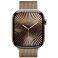 Apple Watch Series 10 GPS + Cellular 46mm Gold Titanium Case with Gold Milanese Loop (MC7T4SA/A)