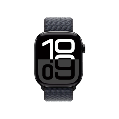 Apple Watch Series 10 GPS 46mm Jet Black Aluminium Case with Black Sport Band (MWWP3SA/A)