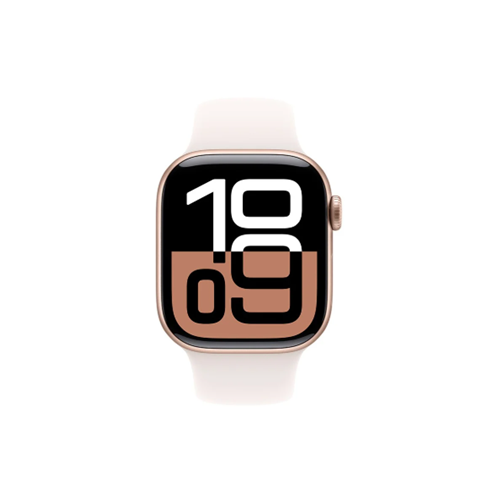 Apple Watch Series 10 GPS + Cellular 46mm Rose Gold Aluminium Case with Light Blush (MWY73SA/A)