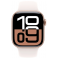 Apple Watch Series 10 GPS + Cellular 46mm Rose Gold Aluminium Case with Light Blush (MWY73SA/A)