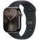 Apple Watch Series 10 GPS + Cellular 46mm Slate Titanium Case with Black Sport Band (MWYE3SA/A)