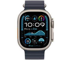 Apple Watch Ultra 2 GPS + Cellular 49mm Natural Titanium Case with Navy Ocean Band (MX4D3TH/A)