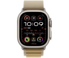 Apple Watch Ultra 2 GPS + Cellular 49mm Natural Titanium Case with Tan Alpine Loop (MX4E3TH/A)