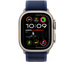 Apple Watch Ultra 2 GPS + Cellular 49mm Natural Titanium Case with Blue Trail Loop (MX4L3TH/A)